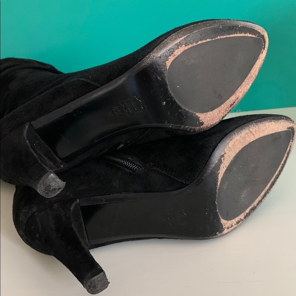 2/$50💥Black Suede Vaneli Boots - Picture 5 of 7